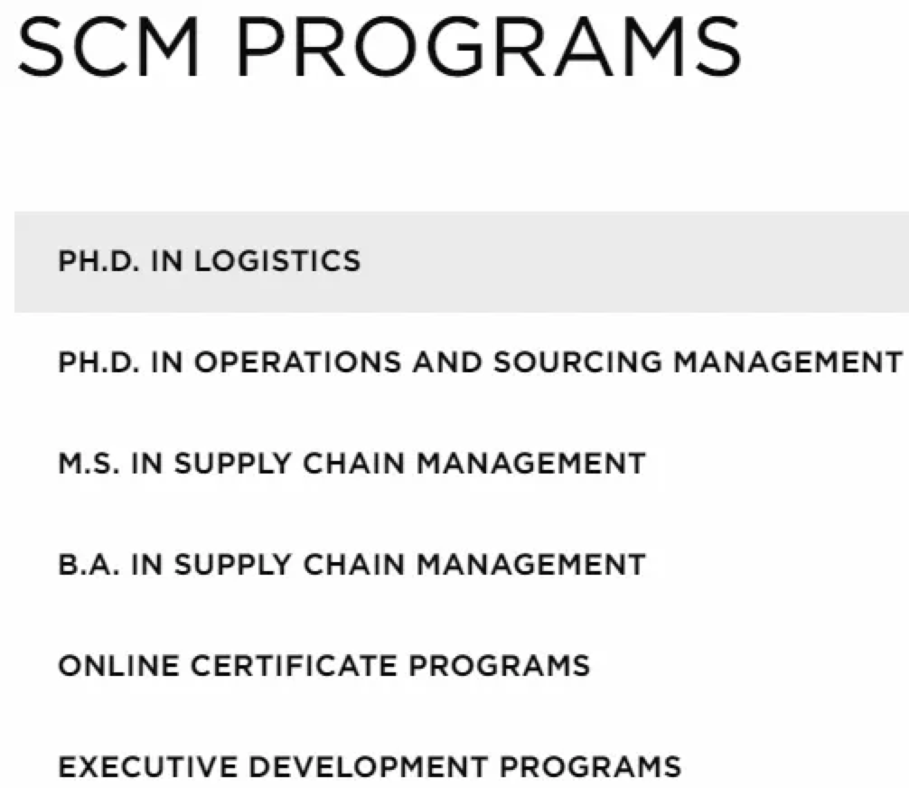 SCM项目列表