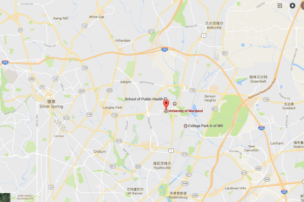 马里兰大学位置参考