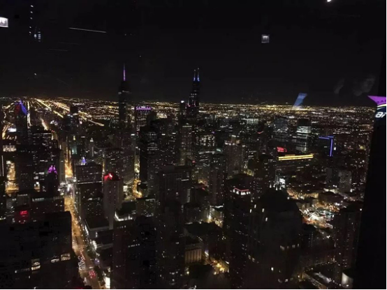 John Hancock楼俯拍芝加哥