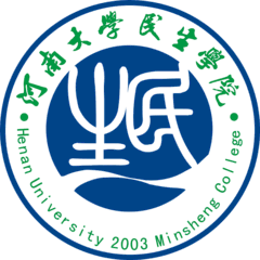 河南大学民生学院 logo