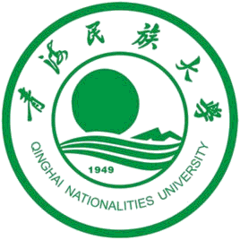 青海民族大学 logo