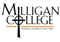 密里根学院 logo