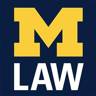 密歇根大学法学院 logo